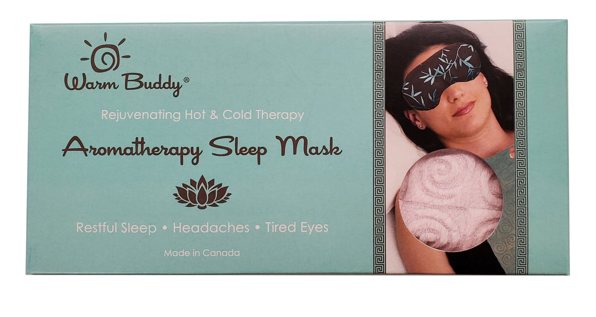 Aromatherapy Sleep Eye Mask-Warm Buddy Co.-Cloud Nine Pajamas