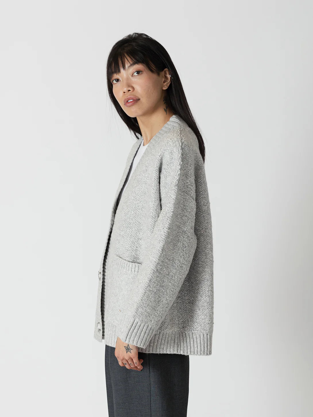 BOUCLE OVERSIZED CARDIGAN-Lyla & Luxe-Cloud Nine Pajamas