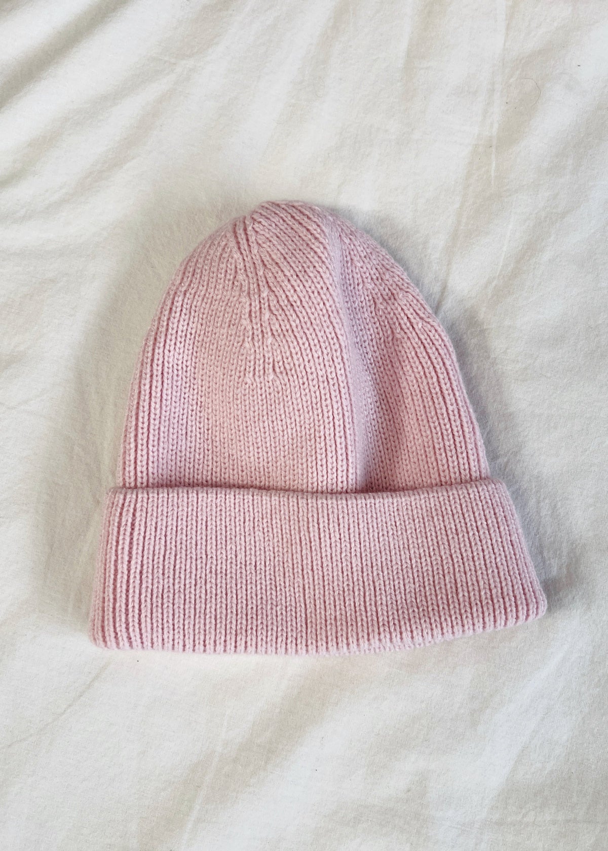 Beanie Toque Ribbed pink