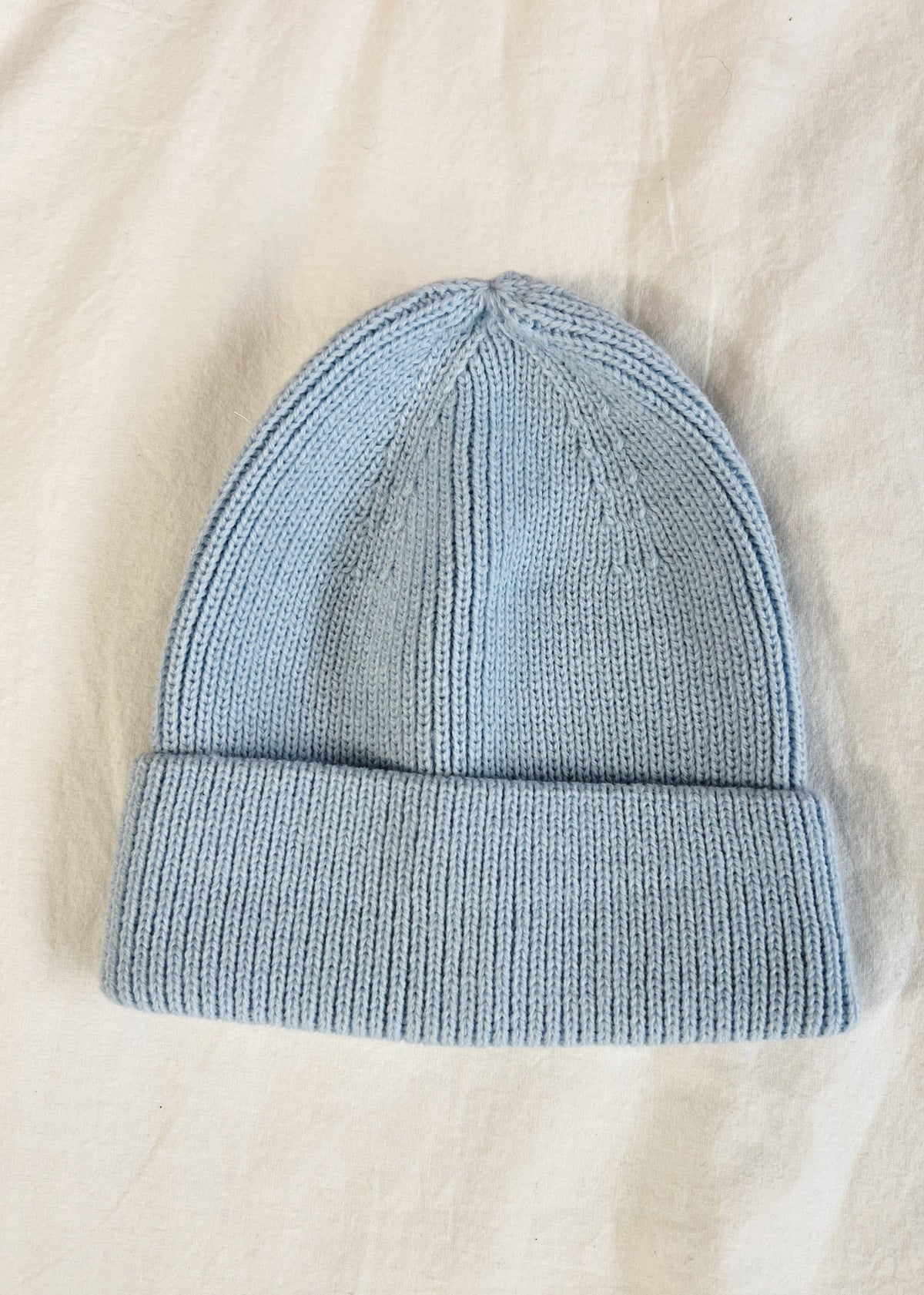 Beanie Toque Ribbed blue