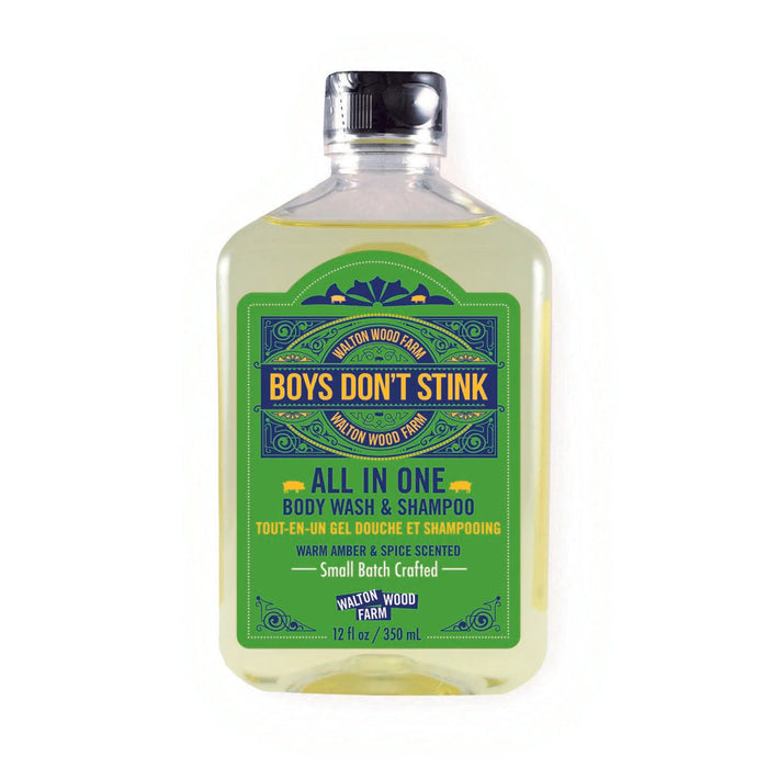 Boys Don't Stink All In One Wash-Walton Wood Farm-Cloud Nine Pajamas