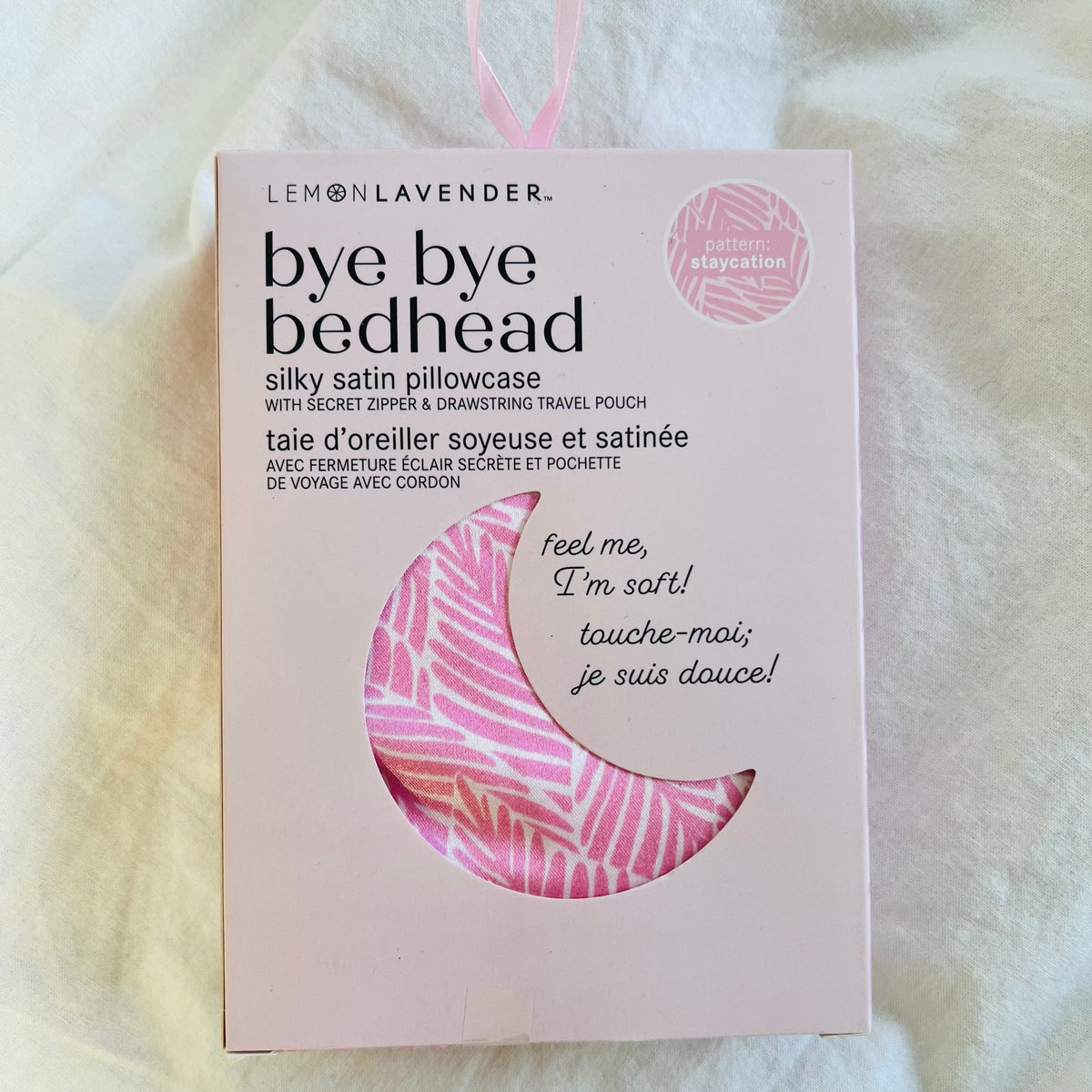 Bye Bye Bed Head Pillow Case-LEMON LAVENDER-Cloud Nine Pajamas