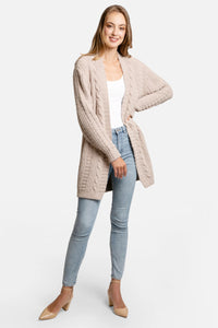 Cable Knit Cardigan-COZYLUXE-Cloud Nine Pajamas