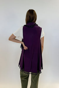 Cardi Vest Lightweight with tassels