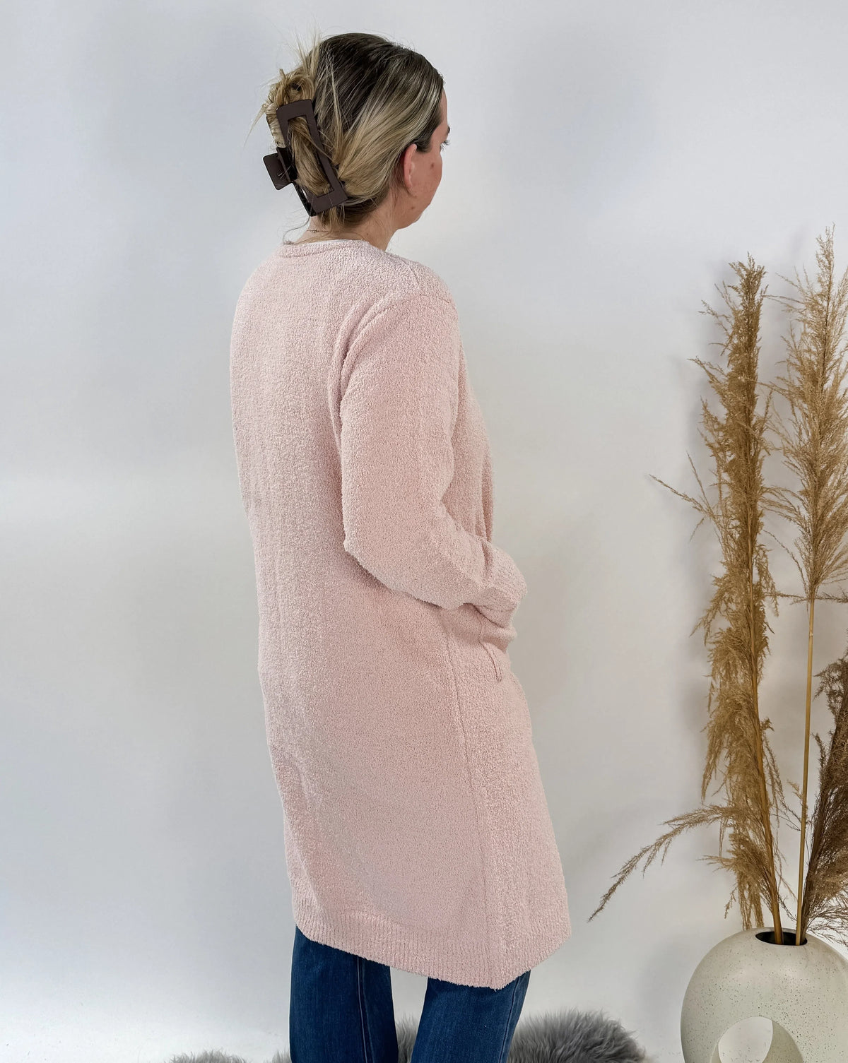 Chenille Soft Cardigan w/ Pockets-COZYLUXE-Cloud Nine Pajamas