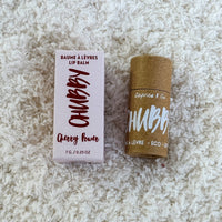 chubby lip balm cherry power