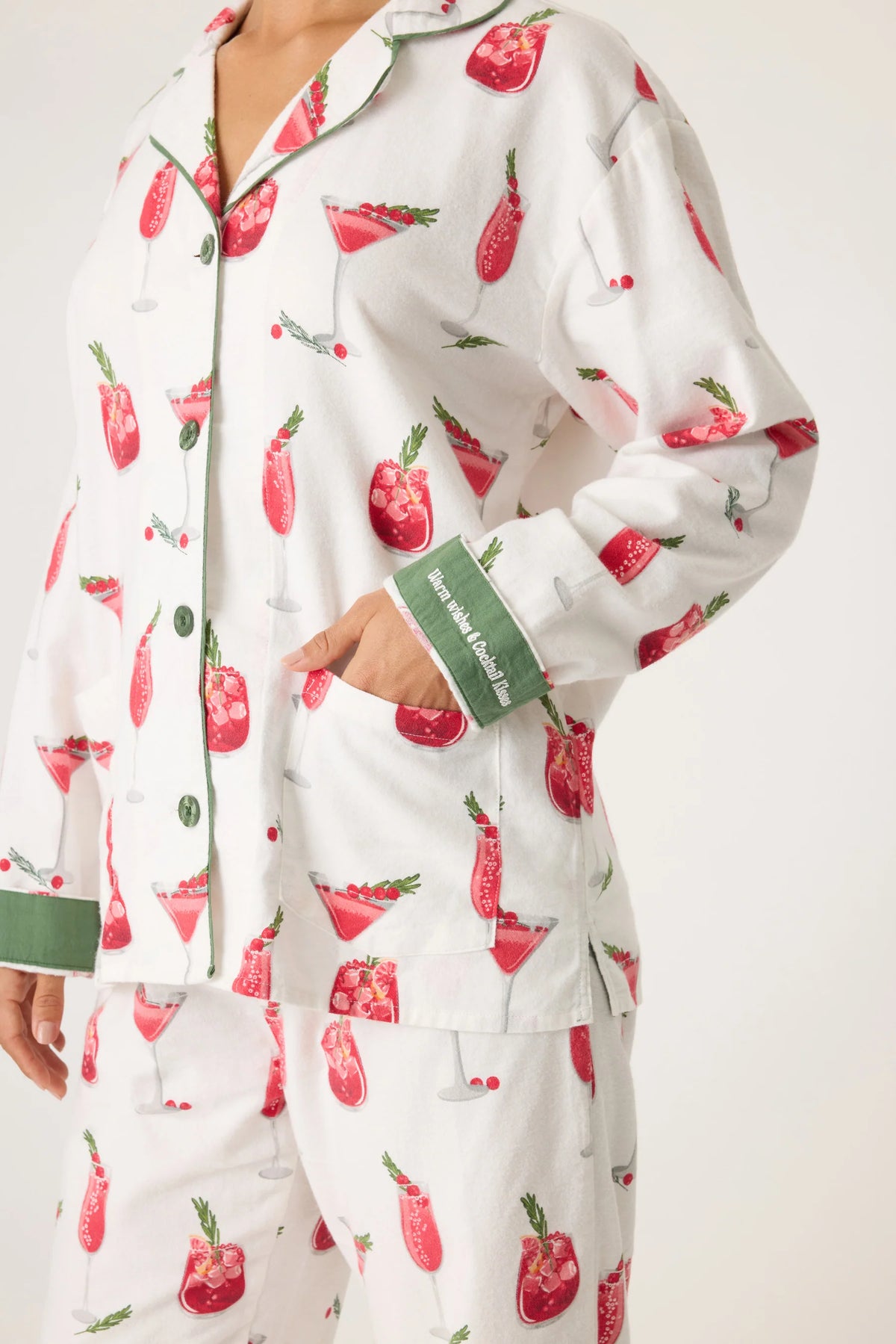 Cranberries & Cocktails Flannel PJ Set
PJ SALVAGE 