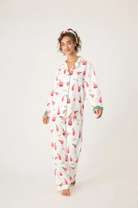 Cranberries & Cocktails Flannel PJ Set
PJ SALVAGE 
