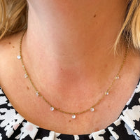 Dainty Sparkle Necklace-Royce & Oak-Cloud Nine Pajamas