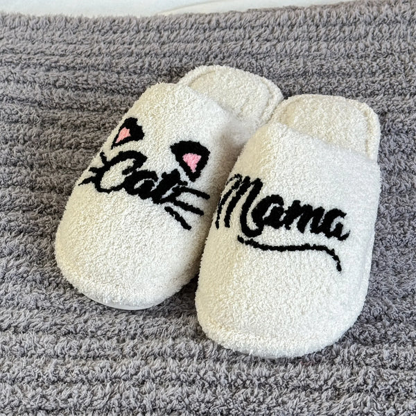 Embroidered Chenille Slipper-COZYLUXE-Cloud Nine Pajamas