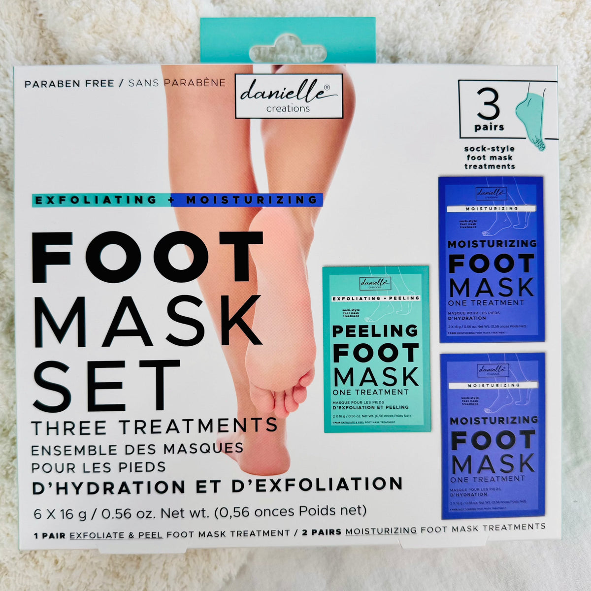 Exfoliate + Moisturize Foot Care Package-Danielle Beauty-Cloud Nine Pajamas