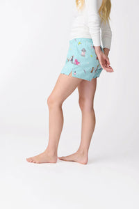 Flannel Shorts-Loungewear Bottoms-PJ Salvage-Cloud Nine Pajamas