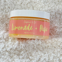 peach lemonade foaming body scrub 