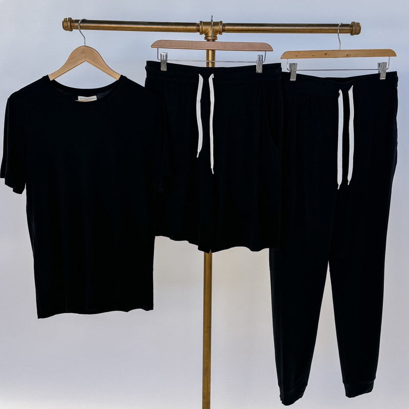 Bob's Essential Set - TEE/JOGGER/SHORT | BLACK | PLUS