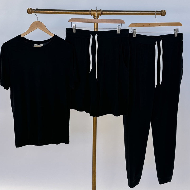 Bob's Essential Set - TEE/JOGGER/SHORT | BLACK