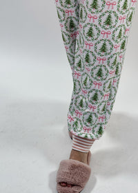 PJ Top/Jogger Christmas Tree & Bows