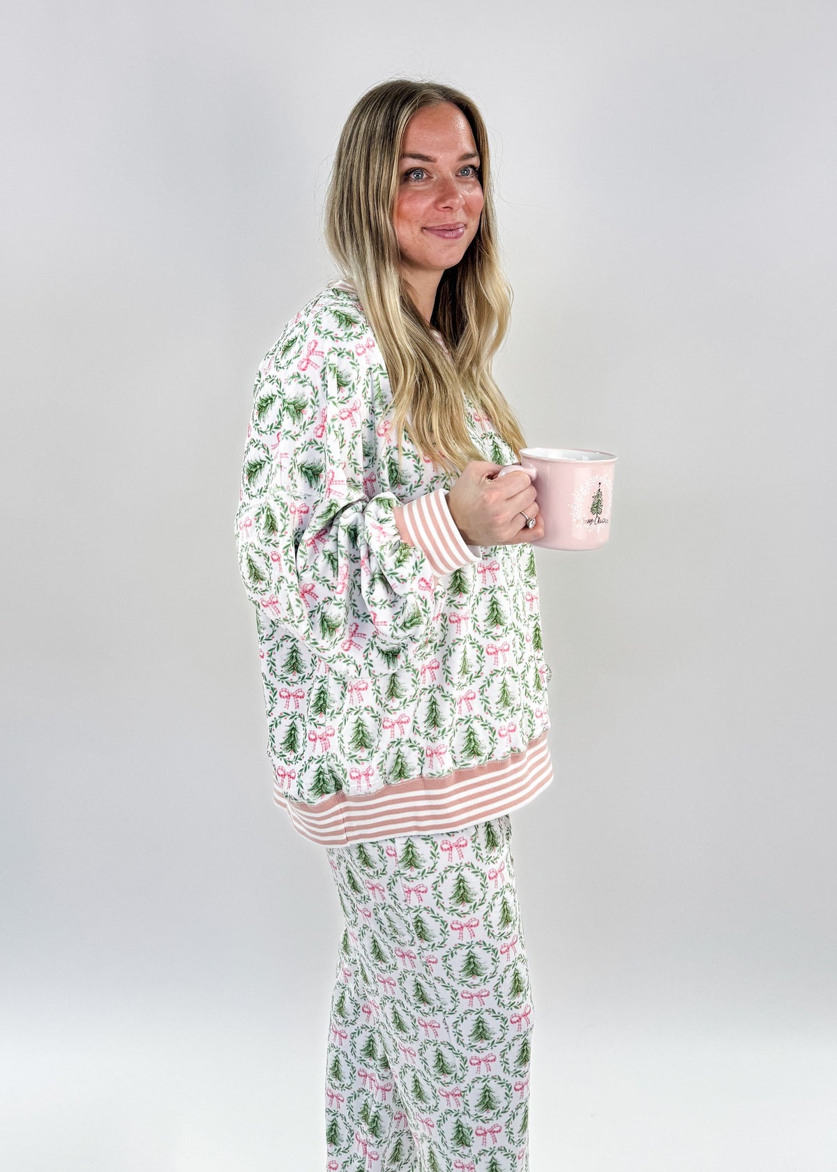 PJ Top/Jogger Christmas Tree & Bows