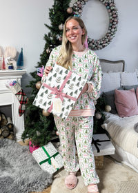 PJ Top/Jogger Christmas Tree & Bows