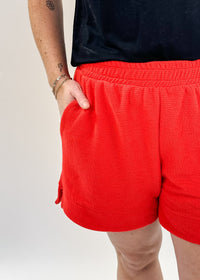 Cloud Knit Short christmas red