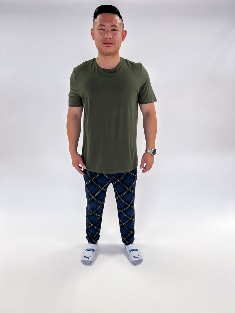 Unisex Tee Bamboo | Olive Forest