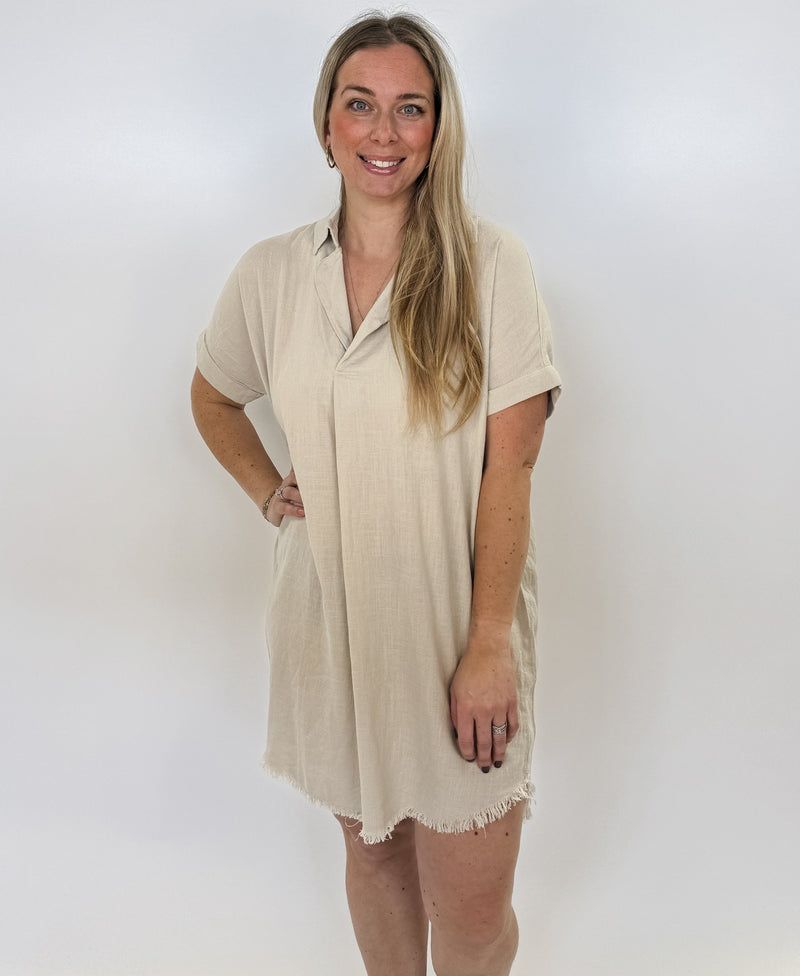 Linen Dress Shirt | SUMMER DRESS