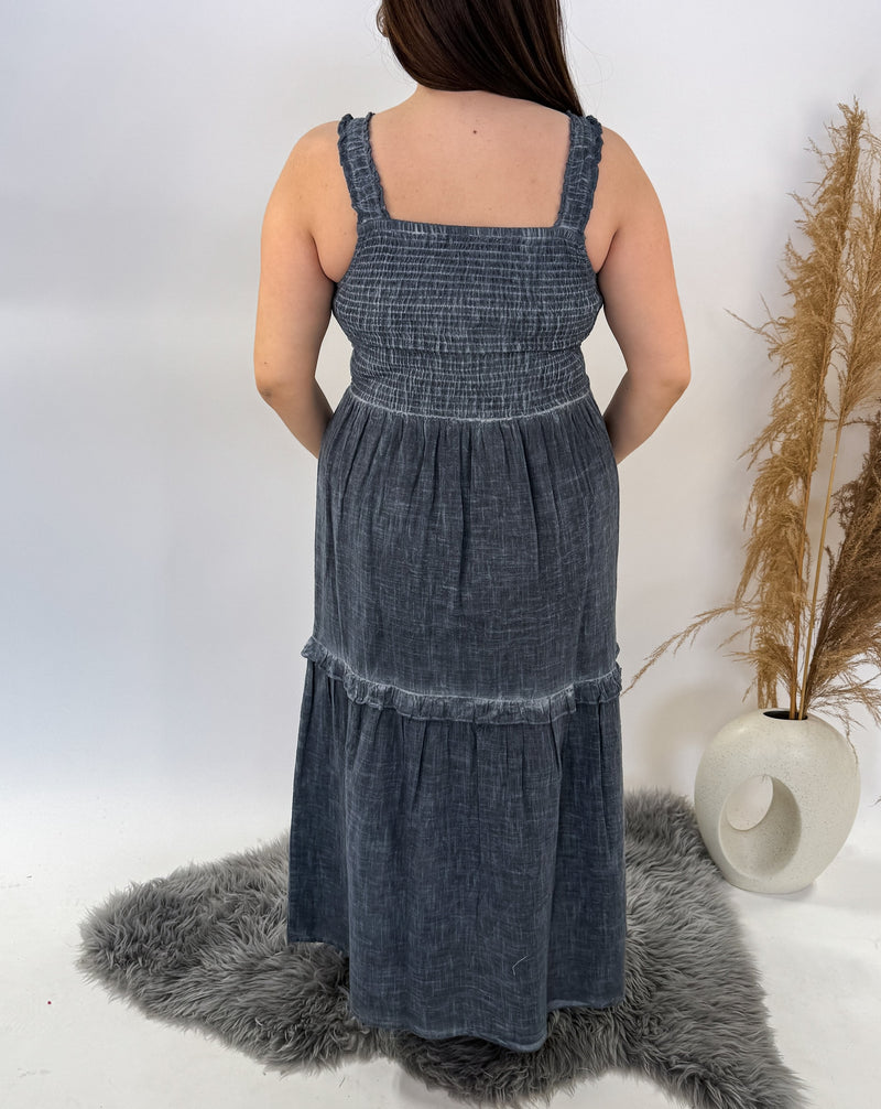 DRESS STONEWASH GREY | SUMMER DRESS