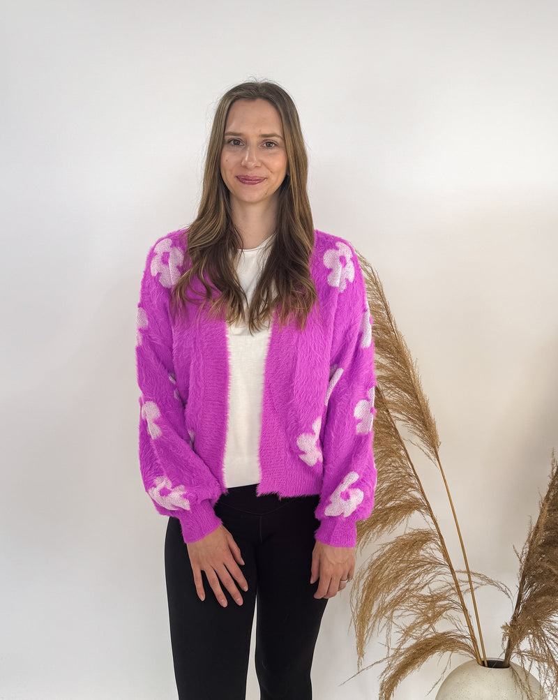 Shannon Shrug Cardi |  Petal Purple