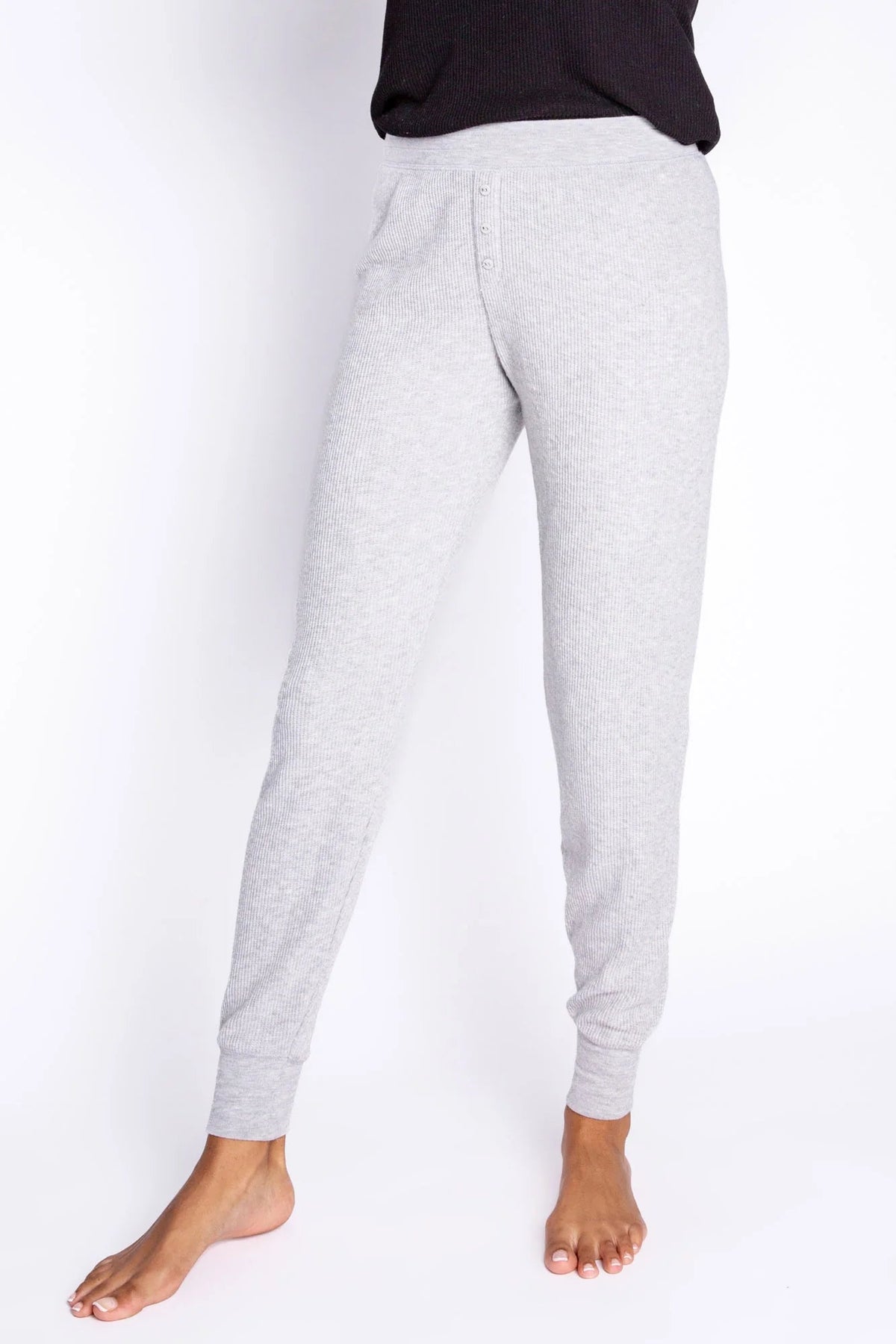 Jogger Textured Essential-Loungewear Bottoms-PJ Salvage-Cloud Nine Pajamas