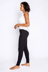 Jogger Textured Essential-Loungewear Bottoms-PJ Salvage-Cloud Nine Pajamas