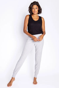 Jogger Textured Essential-Loungewear Bottoms-PJ Salvage-Cloud Nine Pajamas