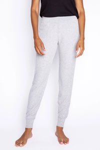 Jogger Textured Essential-Loungewear Bottoms-PJ Salvage-GREY-XS-Cloud Nine Pajamas