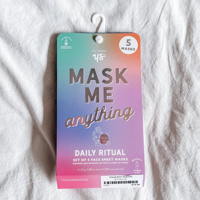 Mask me Anything | 5PK Mask Set-Danielle Beauty-Cloud Nine Pajamas