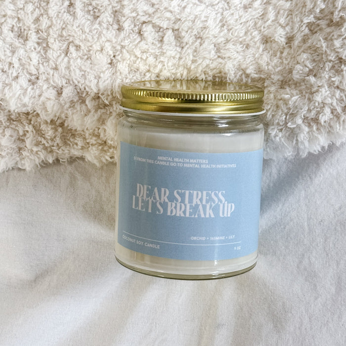 Mental Health Coconut Soy Wax Candle | 9 oz-Heslip Home-Cloud Nine Pajamas