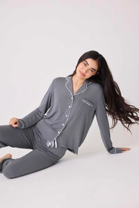 PJ Button Up Wild Dreams-PJ Set-PJ Salvage-Cloud Nine Pajamas