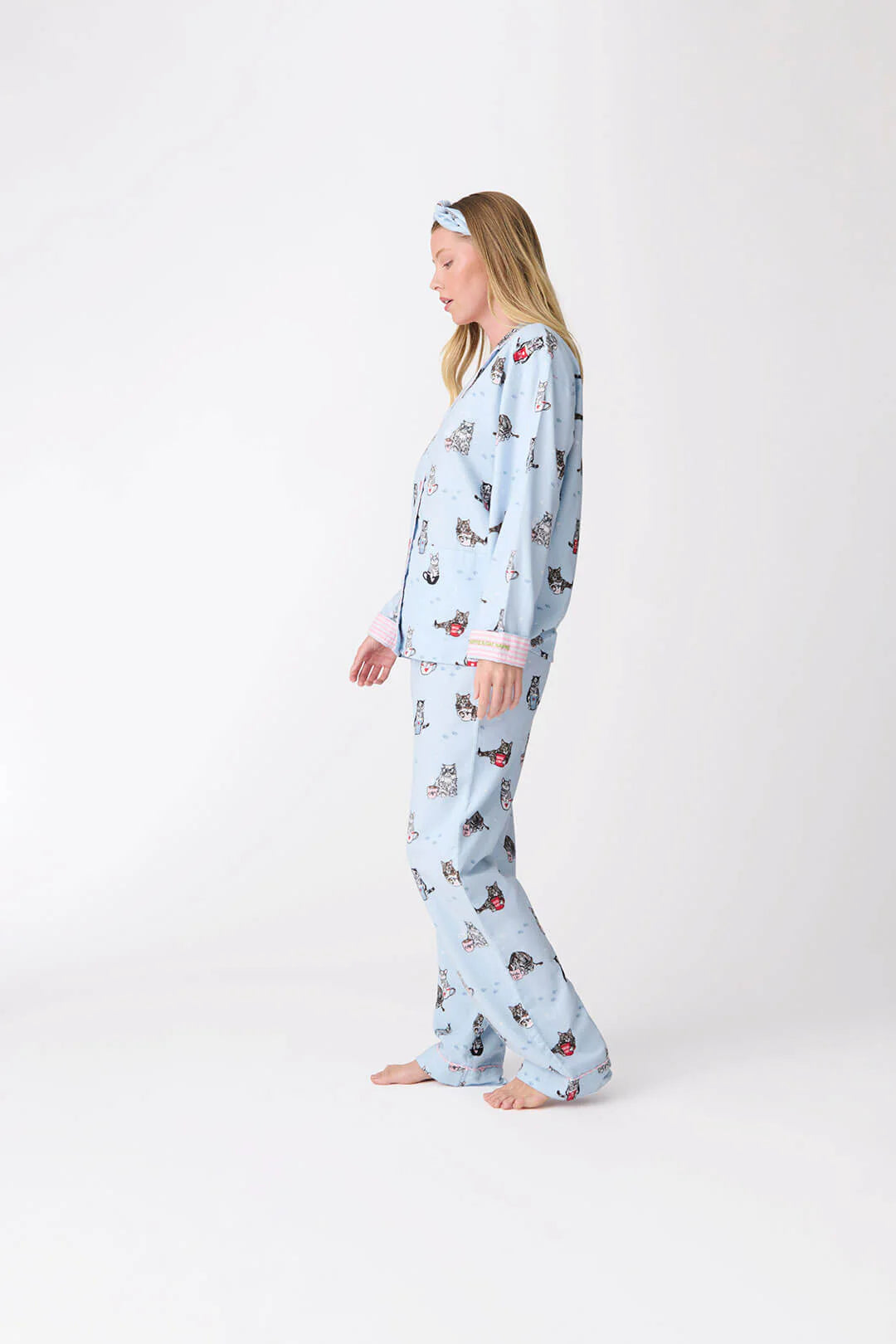 PJ Flannel Coffee & Cat Naps-PJ Flannel-PJ Salvage-Cloud Nine Pajamas