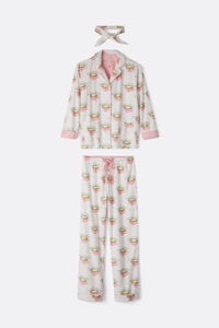 PJ Flannel Love You So Matcha-PJ Flannel-PJ Salvage-Cloud Nine Pajamas