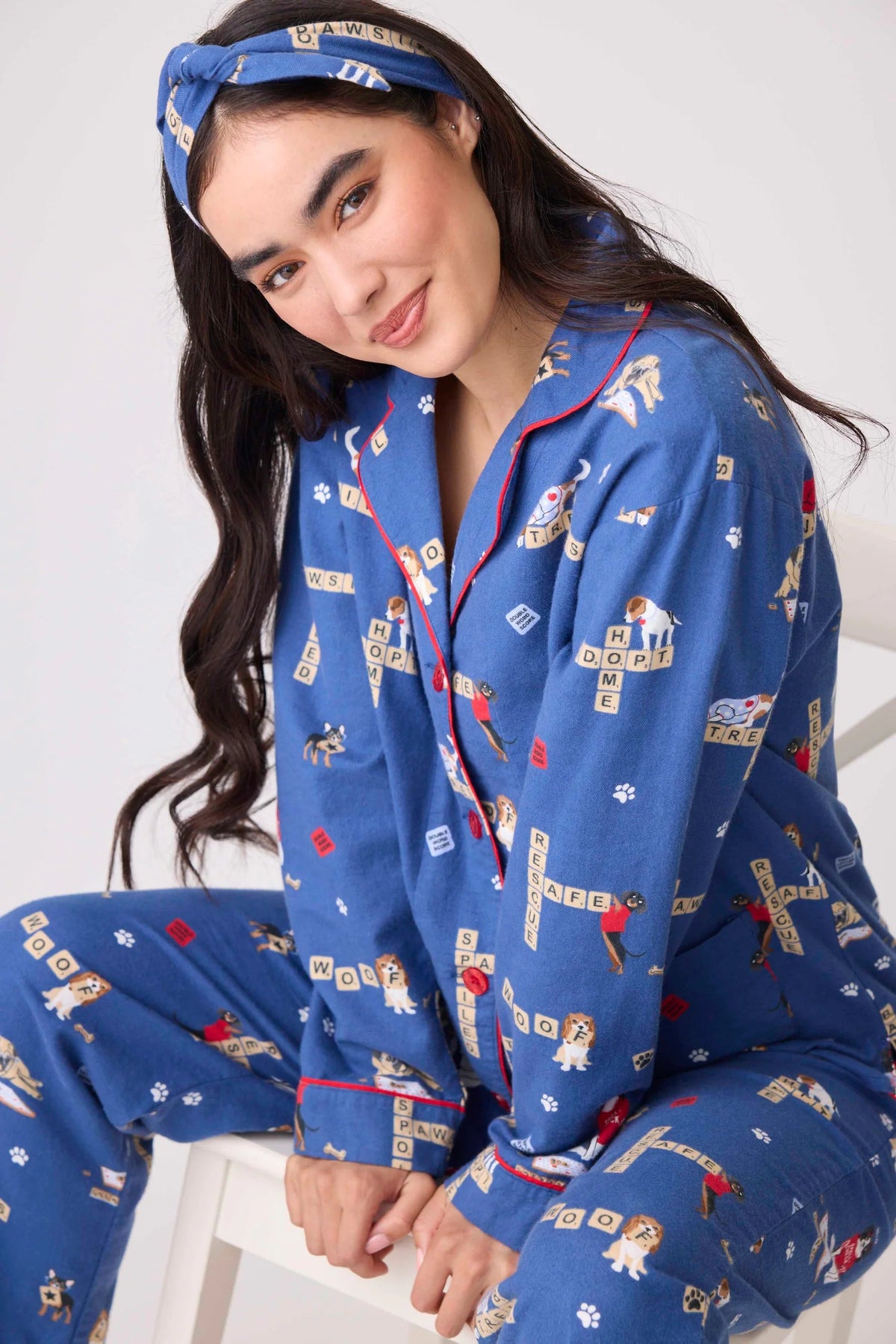 PJ Flannel Paws & Enjoy-PJ Flannel-PJ Salvage-Cloud Nine Pajamas