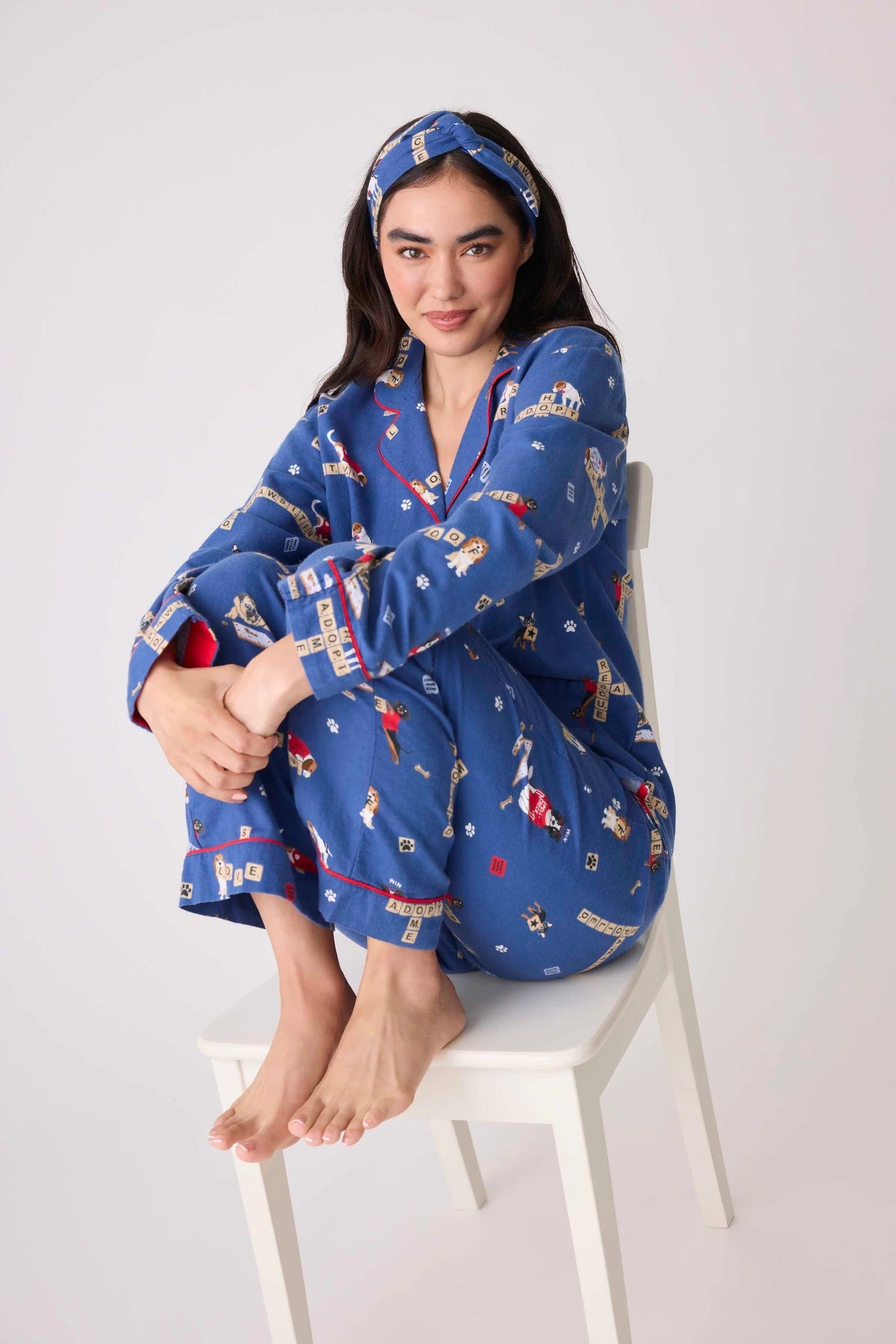 PJ Flannel Paws & Enjoy-PJ Flannel-PJ Salvage-Cloud Nine Pajamas