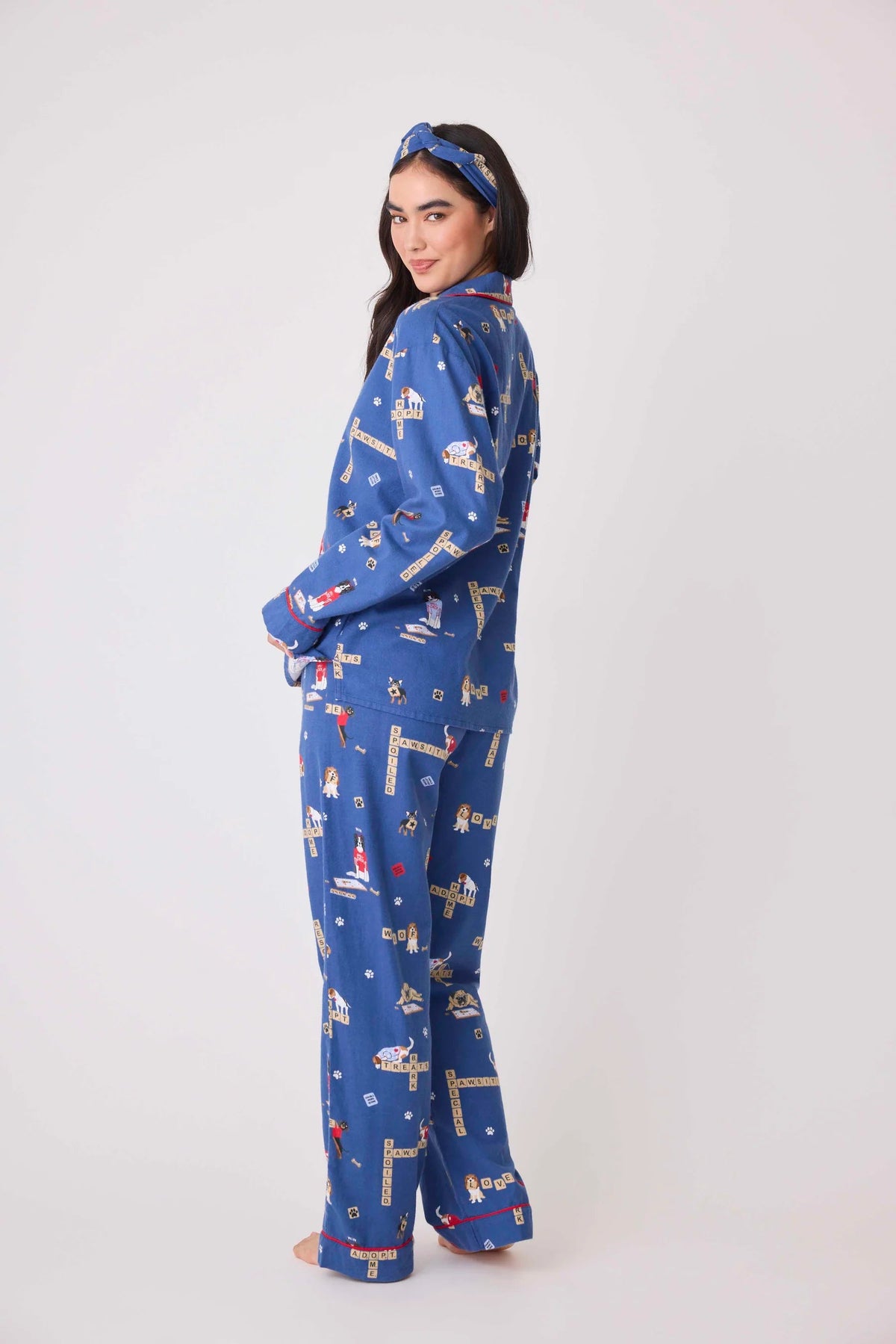 PJ Flannel Paws & Enjoy-PJ Flannel-PJ Salvage-Cloud Nine Pajamas