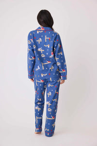 PJ Flannel Paws & Enjoy-PJ Flannel-PJ Salvage-Cloud Nine Pajamas