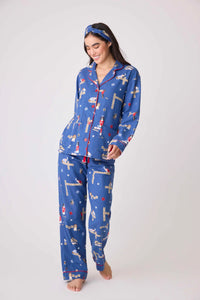 PJ Flannel Paws & Enjoy-PJ Flannel-PJ Salvage-Cloud Nine Pajamas