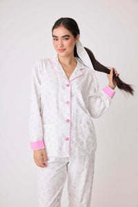 PJ Flannel Peace & Love-PJ Flannel-PJ Salvage-Cloud Nine Pajamas