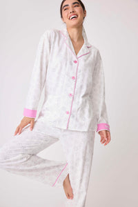 PJ Flannel Peace & Love-PJ Flannel-PJ Salvage-Cloud Nine Pajamas