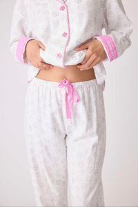 PJ Flannel Peace & Love-PJ Flannel-PJ Salvage-Cloud Nine Pajamas