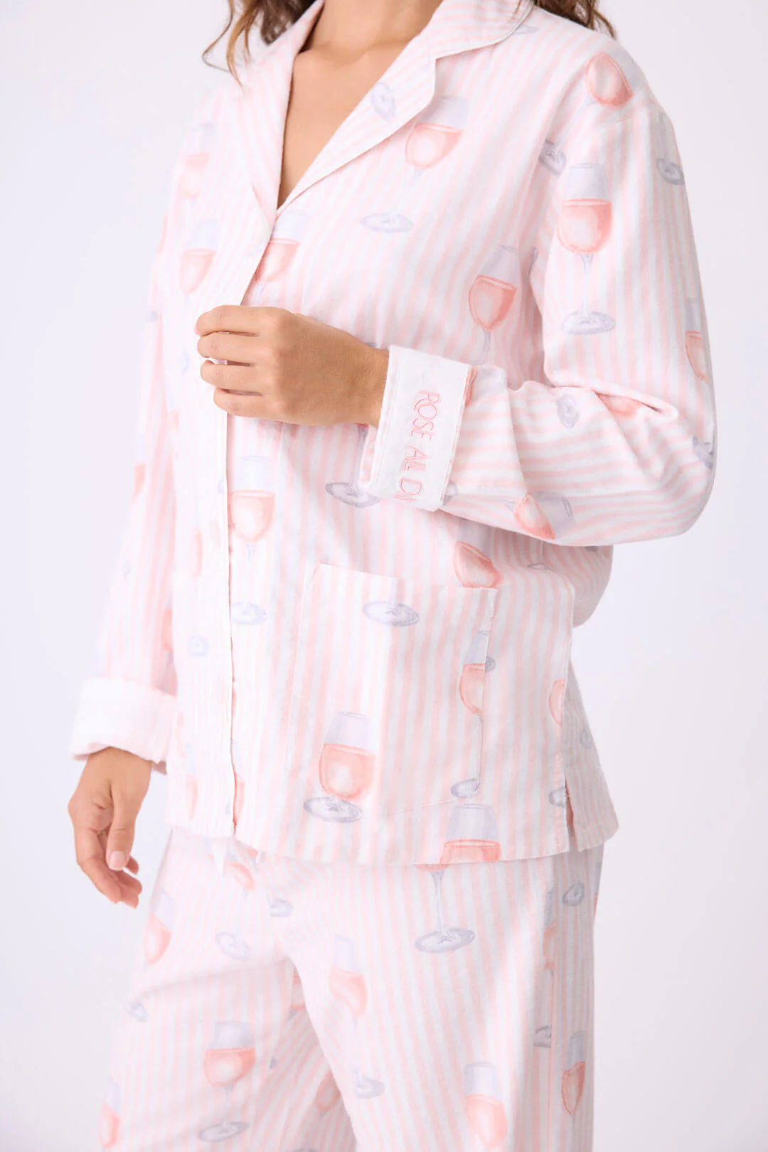 PJ Flannel Rose all Day-PJ Flannel-PJ Salvage-Cloud Nine Pajamas