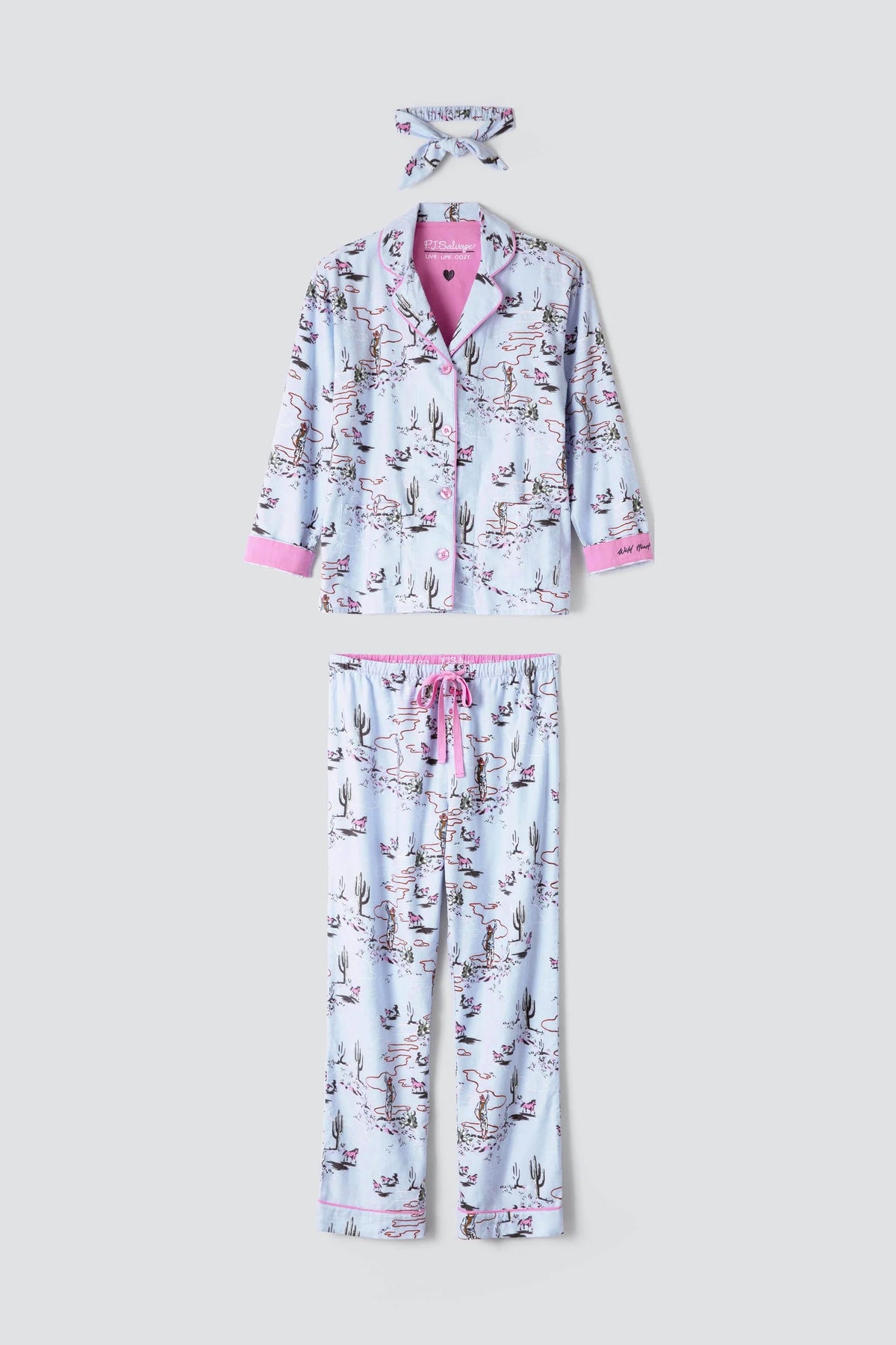 PJ Flannel Wild Heart-PJ Flannel-PJ Salvage-Cloud Nine Pajamas