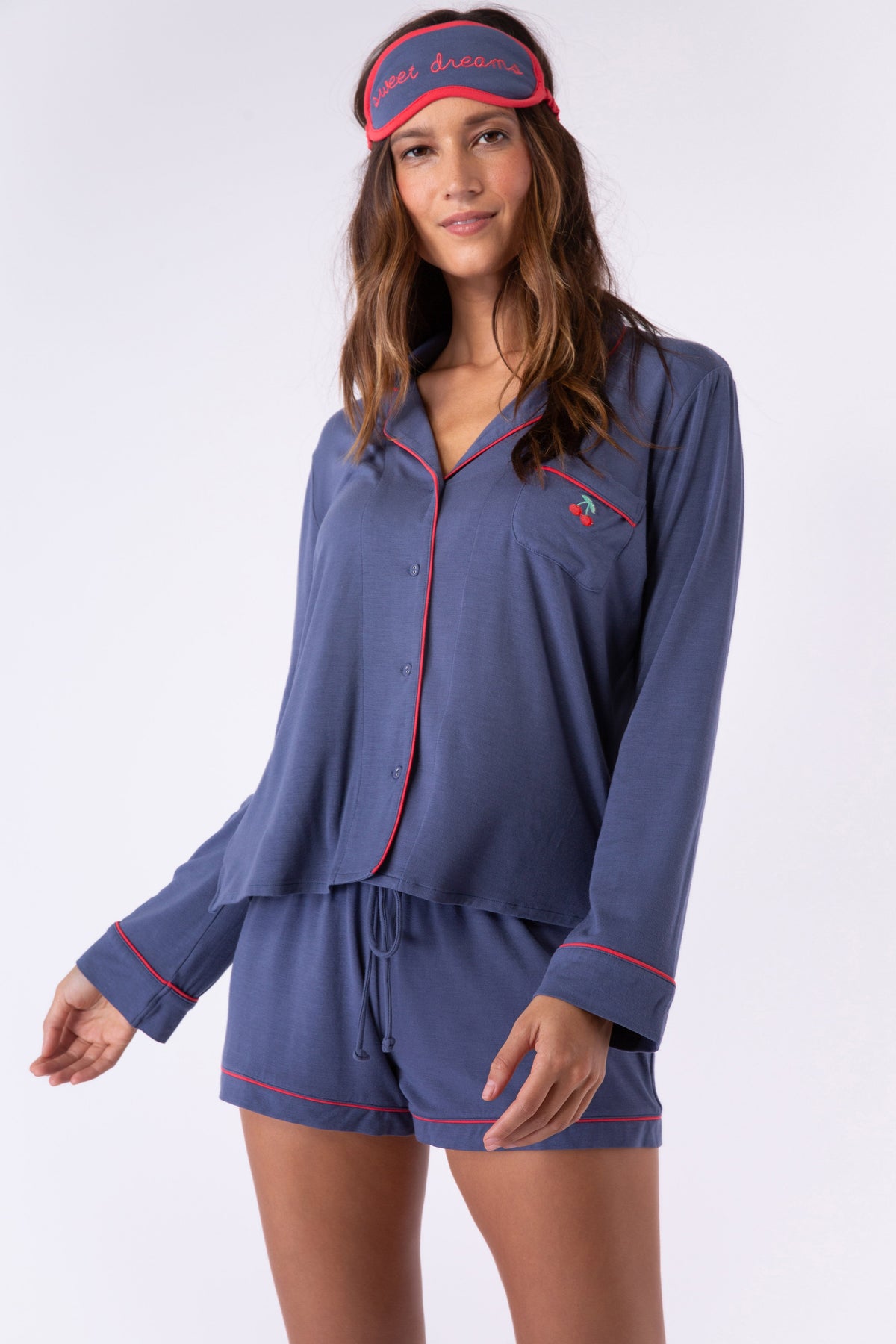 PJ Happy Sets | ONLINE EXCLUSIVE-PJ Set-PJ Salvage-NAVY-XS-Cloud Nine Pajamas