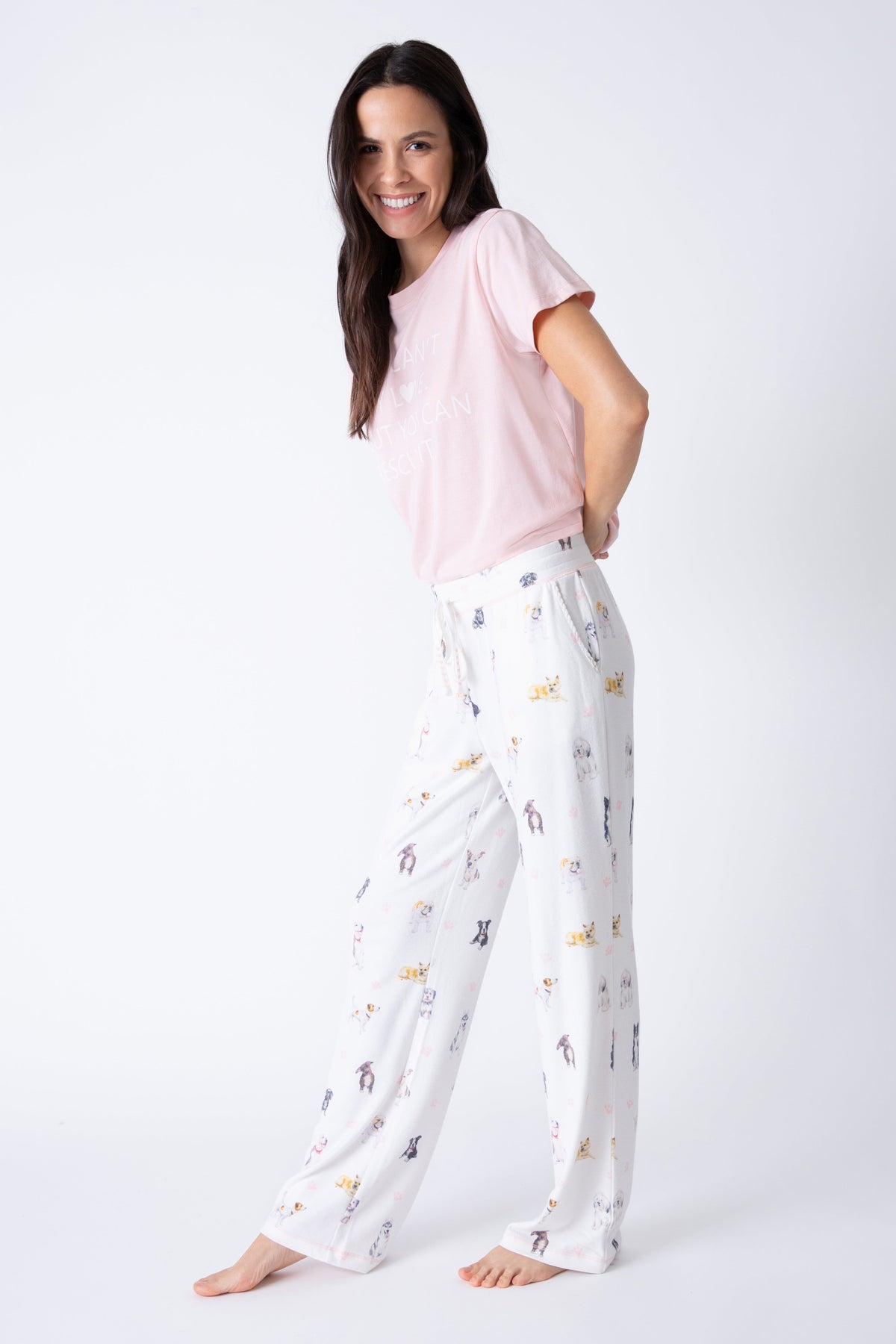 PJ Rescued Love Tee/Pant-PJ Set-PJ Salvage-Cloud Nine Pajamas