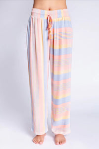 PJ Set Button Up Pant Sunset Stripe-PJ Set-PJ Salvage-Cloud Nine Pajamas