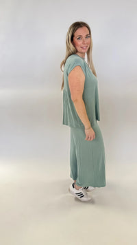 PJ Tee/Capri Opal-Yala-Cloud Nine Pajamas